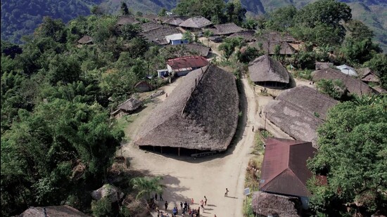 View of a Wancho village in Arunachal Pradesh (Tara Douglas) View of a Wancho village in Arunachal Pradesh (Tara Douglas)