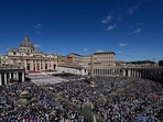 Faithful attend Pope Francis' funeral ceremony at St Peter's Square in the Vatican on April 26, 2025.(AFP) Faithful attend Pope Francis' funeral ceremony at St Peter's Square in the Vatican on April 26, 2025.(AFP)