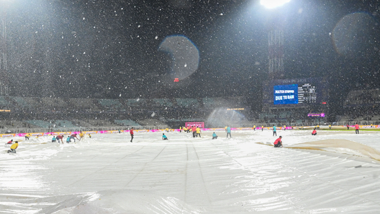 The fixture between Kolkata Knight Riders and Punjab Kings was called off due to rain at the Eden Gardens, Kolkata. Both teams shared one point each.&nbsp;
