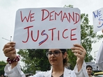 Doctors in Karnataka's Puttur government hospital conduct strike after patient's famuly abuse one of the doctors. Doctors in Karnataka's Puttur government hospital conduct strike after patient's famuly abuse one of the doctors.