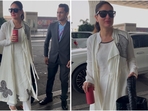 Kareena Kapoor defines summer fashion with simple yet chic airport appearance. (Ashutosh Rai) Kareena Kapoor defines summer fashion with simple yet chic airport appearance. (Ashutosh Rai)