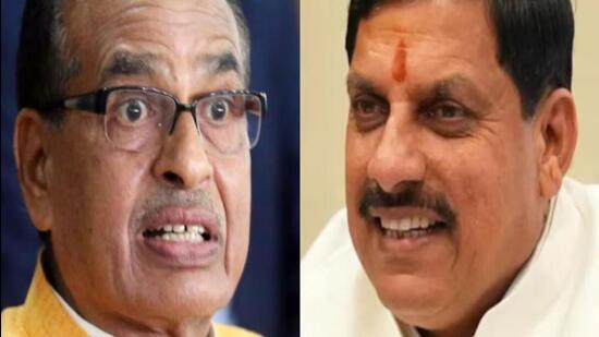A political analyst said Mahdya Pradesh chief minister Mohan Yadav (right) was taking decisions to build his image of being people-friendly and good administrator to overshadow the adoration among public for the former CM Shivraj Singh Chouhan (left). A political analyst said Mahdya Pradesh chief minister Mohan Yadav (right) was taking decisions to build his image of being people-friendly and good administrator to overshadow the adoration among public for the former CM Shivraj Singh Chouhan (left).