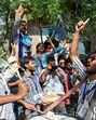 ABVP’s Vaibhav Meena became the joint secretary after receiving 1,518 votes. (ANI photo) ABVP’s Vaibhav Meena became the joint secretary after receiving 1,518 votes. (ANI photo)