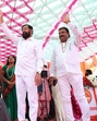 Eknath Shinde was accompanied by union minister of state and Buldhana MP Prataprao Jadhav (left) and Buldhana MLA Sanjay Gaikwad (right). Eknath Shinde was accompanied by union minister of state and Buldhana MP Prataprao Jadhav (left) and Buldhana MLA Sanjay Gaikwad (right).