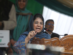 Mehbooba Mufti urged the central government to act against those fuelling communal tensions online.(HT Photo) Mehbooba Mufti urged the central government to act against those fuelling communal tensions online.(HT Photo)