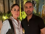 Kareena Kapoor Khan photographed with Pakistani designer Faraz Manan in Dubai Kareena Kapoor Khan photographed with Pakistani designer Faraz Manan in Dubai