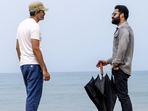 Prashanth Neel and Jr NTR have begun shooting for their upcoming project. Prashanth Neel and Jr NTR have begun shooting for their upcoming project.