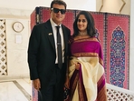 Tamil actors Ajith Kumar and Shalini have been married for 25 years now. Tamil actors Ajith Kumar and Shalini have been married for 25 years now.