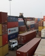 Stacks of containers seen inside a container terminal in Kolkata on February 13, 2025. (REUTERS FILE) Stacks of containers seen inside a container terminal in Kolkata on February 13, 2025. (REUTERS FILE)