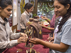 Akshaya Tritiya 2025: Purchasing items like gold and silver is believed to invite prosperity on this day.(PTI) Akshaya Tritiya 2025: Purchasing items like gold and silver is believed to invite prosperity on this day.(PTI)