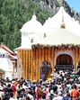 Uttarakhand chief minister Pushkar Singh Dhami was present at the Gangotri shrine, where he offered prayers. (HT photo) Uttarakhand chief minister Pushkar Singh Dhami was present at the Gangotri shrine, where he offered prayers. (HT photo)