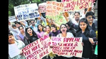 New Delhi, India. 16th April 2025: Several parents of students studying in private schools in the Delhi area staged a protest against an alleged fee hike in front of the Directorate of Education office at Delhi Vidhan Sabha in New Delhi, India, on Wednesday, April 16, 2025. (Photo by Arvind Yadav/Hindustan Times) (Hindustan Times) New Delhi, India. 16th April 2025: Several parents of students studying in private schools in the Delhi area staged a protest against an alleged fee hike in front of the Directorate of Education office at Delhi Vidhan Sabha in New Delhi, India, on Wednesday, April 16, 2025. (Photo by Arvind Yadav/Hindustan Times) (Hindustan Times)