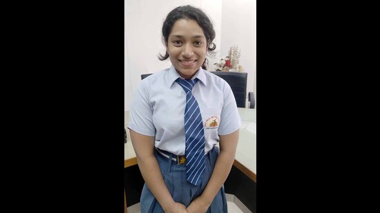 Class 12 topper Tarishi Singla. (Gurpreet Singh/HT) Class 12 topper Tarishi Singla. (Gurpreet Singh/HT)