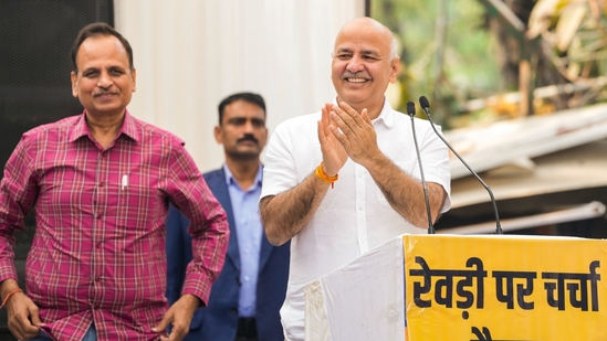 At the time of the project, Manish Sisodia was the deputy chief minister of Delhi, and Satyendar Jain (left) was the PWD minister. At the time of the project, Manish Sisodia was the deputy chief minister of Delhi, and Satyendar Jain (left) was the PWD minister.
