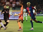 Barcelona's 3-3 draw vs Inter Milan has once again triggered a detabe on Lionel Messi-Lamine Yamal comparison.(Reuters) Barcelona's 3-3 draw vs Inter Milan has once again triggered a detabe on Lionel Messi-Lamine Yamal comparison.(Reuters)