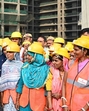 Delhi CM Rekha Gupta interacts with workers at a construction site on New Rohtak Road. (Vipin Kumar/HT Photo) Delhi CM Rekha Gupta interacts with workers at a construction site on New Rohtak Road. (Vipin Kumar/HT Photo)
