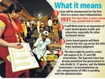 Caste census: What it means.(HT) Caste census: What it means.(HT)