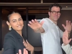 Naina Bhan and Sakshi Shivdasani danced with Instagram head Adam Mosseri. Naina Bhan and Sakshi Shivdasani danced with Instagram head Adam Mosseri.