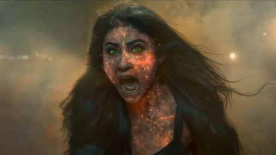 The Bhootnii movie review: Mouni Roy stars as the titular ghost in the film. The Bhootnii movie review: Mouni Roy stars as the titular ghost in the film.