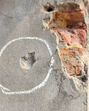 A bullet mark on a wall near the encounter site in Sahibana village on Thursday. (HT Photo) A bullet mark on a wall near the encounter site in Sahibana village on Thursday. (HT Photo)