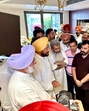 Ex-CM Charanjit Singh Channi with other Congress leaders in a Kitchlu Nagar store that was recently robbed. (HT Photo) Ex-CM Charanjit Singh Channi with other Congress leaders in a Kitchlu Nagar store that was recently robbed. (HT Photo)