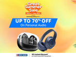 Level up your audio for less! Explore massive discounts on earphones and headphones during the Amazon Great Summer Sale. Level up your audio for less! Explore massive discounts on earphones and headphones during the Amazon Great Summer Sale.