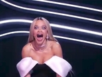 Rita Ora's reaction to her husband's reveal at the Masked Singer(Instagram/Masked Singer) Rita Ora's reaction to her husband's reveal at the Masked Singer(Instagram/Masked Singer)