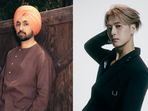 Diljit Dosanjh and Jackson Wang Diljit Dosanjh and Jackson Wang
