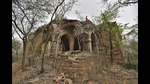 The ruins of Malcha Mahal two years after the death, on September 2, 2017, of its last resident, Ali Raza. (Burhaan Kinu/HT PHOTO) The ruins of Malcha Mahal two years after the death, on September 2, 2017, of its last resident, Ali Raza. (Burhaan Kinu/HT PHOTO)