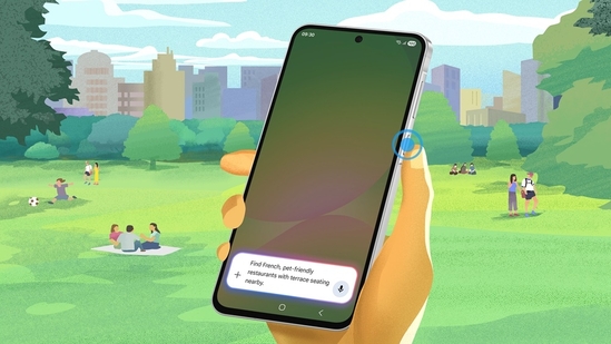 Samsung is bringing AI-powered Gemini access to Galaxy A series phones through a side button shortcut with its latest software update. (Samsung)
