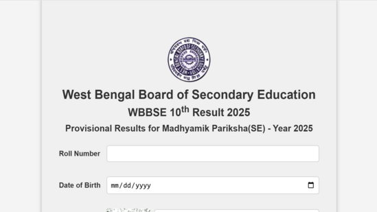 10th WBBSE Madhyamik Result 2025 Declared Live: WB Madhyamik results out on wbbse.wb.gov.in, direct link here 10th WBBSE Madhyamik Result 2025 Declared Live: WB Madhyamik results out on wbbse.wb.gov.in, direct link here