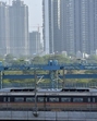 A Namo Bharat train at Hindon in Meerut in Ghaziabad. (Sakib Ali/HT Photo) A Namo Bharat train at Hindon in Meerut in Ghaziabad. (Sakib Ali/HT Photo)