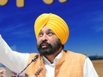 The water-sharing dispute between Punjab and Haryana intensified as Punjab chief minister Bhagwant Mann refused to release additional water to the neighbouring state.(HT_PRINT) The water-sharing dispute between Punjab and Haryana intensified as Punjab chief minister Bhagwant Mann refused to release additional water to the neighbouring state.(HT_PRINT)