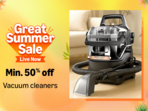 Amazon Great Summer Sale 2025 deals on vacuum cleaners. Amazon Great Summer Sale 2025 deals on vacuum cleaners.
