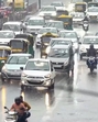 Light rainfall or drizzle is possible over isolated parts of Delhi in the next two hours. (PTI) Light rainfall or drizzle is possible over isolated parts of Delhi in the next two hours. (PTI)