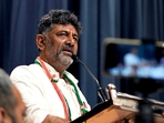 Karnataka deputy CM DK Shivakumar. Karnataka deputy CM DK Shivakumar.