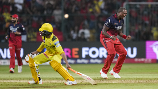 For RCB, Lungi Ngidi took three wickets.