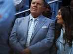 Bill Belichick and his girlfriend, Jordon Hudson, are under fire after a CBS interview. The controversy escalated with a Saturday Night Live skit mocking their age difference.
Jared C. Tilton/Getty Images/AFP (Photo by Jared C. Tilton / GETTY IMAGES NORTH AMERICA / Getty Images via AFP)(Getty Images via AFP) Bill Belichick and his girlfriend, Jordon Hudson, are under fire after a CBS interview. The controversy escalated with a Saturday Night Live skit mocking their age difference.
Jared C. Tilton/Getty Images/AFP (Photo by Jared C. Tilton / GETTY IMAGES NORTH AMERICA / Getty Images via AFP)(Getty Images via AFP)