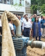 Delhi PWD minister Parvesh Verma and BJP MP Bansuri Swaraj inspect a road after heavy rainfall at Golf Links in New Delhi on Saturday. (RAJ K RAJ /HT PHOTO) Delhi PWD minister Parvesh Verma and BJP MP Bansuri Swaraj inspect a road after heavy rainfall at Golf Links in New Delhi on Saturday. (RAJ K RAJ /HT PHOTO)
