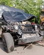 One of the vehicles involved in the accident (HT) One of the vehicles involved in the accident (HT)