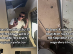 Nick Maddock ended up in the hospital after travelling on an Indian train(Instagram/@nickmaddockglobal) Nick Maddock ended up in the hospital after travelling on an Indian train(Instagram/@nickmaddockglobal)