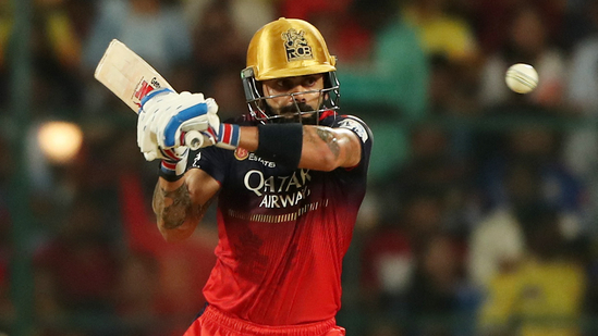 Virat Kohli slammed 62 runs off 33 balls against CSK.(REUTERS)