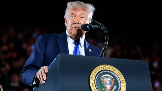 U.S. President Donald Trump has now shifted his focus on movies, imposing 100 percent tariff on all foreign-made films.(Getty Images via AFP) U.S. President Donald Trump has now shifted his focus on movies, imposing 100 percent tariff on all foreign-made films.(Getty Images via AFP)