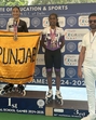 Japleen Kaur (middle) among other players during the 68th National School Games in New Delhi. (HT Photo) Japleen Kaur (middle) among other players during the 68th National School Games in New Delhi. (HT Photo)