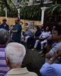 Mumbai, India - May 4, 2025: On Sunday, the residents of Malabar hill came together to discuss the fate of a lush green plot on Carmichael road which was initially earmarked as a children park but later changed to residential purposes in the development plan 2034 as it was sold by its Parsi owners to Mah-hill properties, a subsidiary of Adani group, in Mumbai, India, on Sunday, May 4, 2025. (Photo by Anshuman Poyrekar/ Hindustan Times) (Hindustan Times) Mumbai, India - May 4, 2025: On Sunday, the residents of Malabar hill came together to discuss the fate of a lush green plot on Carmichael road which was initially earmarked as a children park but later changed to residential purposes in the development plan 2034 as it was sold by its Parsi owners to Mah-hill properties, a subsidiary of Adani group, in Mumbai, India, on Sunday, May 4, 2025. (Photo by Anshuman Poyrekar/ Hindustan Times) (Hindustan Times)