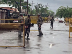 Eleven members of banned outfits arrested in Manipur security raids(Representational image/ANI) Eleven members of banned outfits arrested in Manipur security raids(Representational image/ANI)