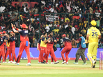 Royal Challengers Bengaluru faced Chennai Super Kings, at M. Chinnaswamy Stadium in Bengaluru on Saturday. (Surjeet Yadav) Royal Challengers Bengaluru faced Chennai Super Kings, at M. Chinnaswamy Stadium in Bengaluru on Saturday. (Surjeet Yadav)