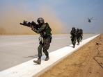 Pahalgam attack news live updates: Indian army and Air Force soldiers demonstrate their combat skills during a drill on the Ganga Expressway highway between Prayagraj and Meerut, in Shahjahanpur district of Uttar Pradesh, India, Friday.(AP) Pahalgam attack news live updates: Indian army and Air Force soldiers demonstrate their combat skills during a drill on the Ganga Expressway highway between Prayagraj and Meerut, in Shahjahanpur district of Uttar Pradesh, India, Friday.(AP)