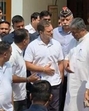 Congress leader Rahul Gandhi with family members of navy officer Lt Vinay Narwal in Karnal on Tuesday. Lt Narwal was among 26 people killed in the terrorist attack in Pahalgam on April 22. (HT Photo) Congress leader Rahul Gandhi with family members of navy officer Lt Vinay Narwal in Karnal on Tuesday. Lt Narwal was among 26 people killed in the terrorist attack in Pahalgam on April 22. (HT Photo)