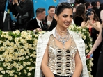 NEW YORK, NEW YORK - MAY 05: Isha M. Ambani attends the 2025 Met Gala Celebrating NEW YORK, NEW YORK - MAY 05: Isha M. Ambani attends the 2025 Met Gala Celebrating
